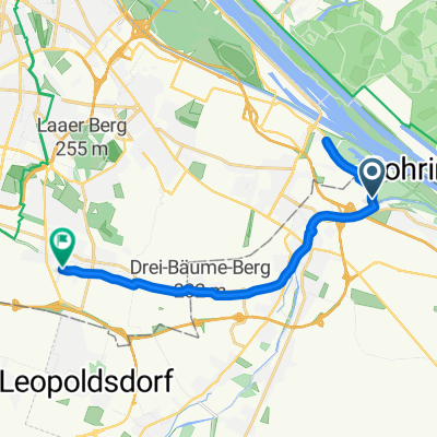 Auf der Ried, Schwechat nach Ranzonigasse, Wien