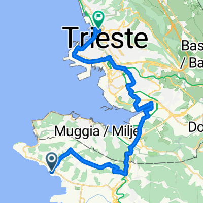 Ankaran, Ankaran-Ancarano nach Via Flavio Gioia, Triest