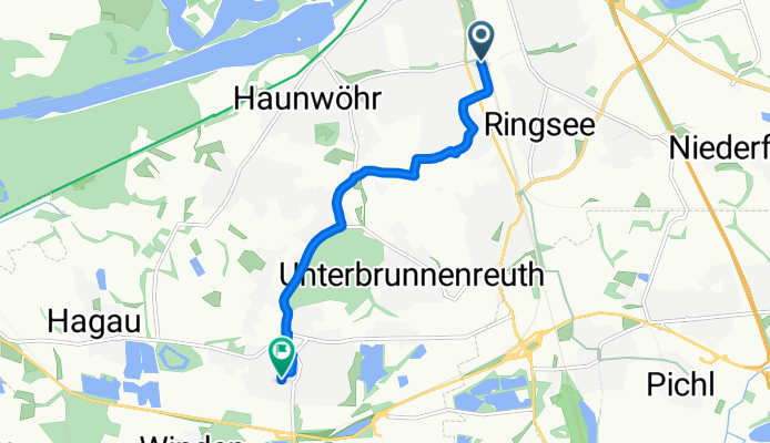 Bahnhofstraße, Ingolstadt nach Vogelweidestraße, Ingolstadt