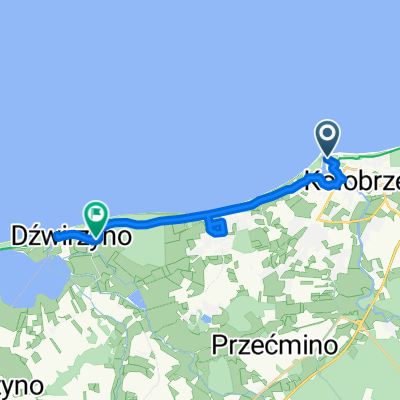 Morska, Kolberg nach aleja Południowa, Dźwirzyno
