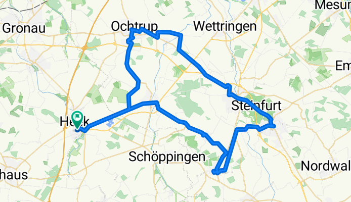 Vennstraße, Heek naar Leuskesweg, Heek