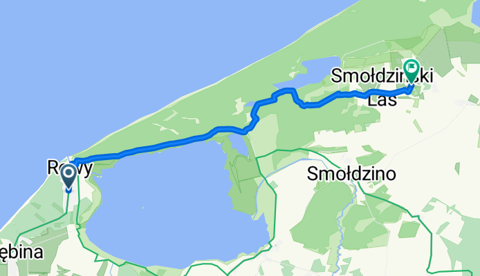 Turystyczna, Rowy do Smołdziński Las, Smołdzino