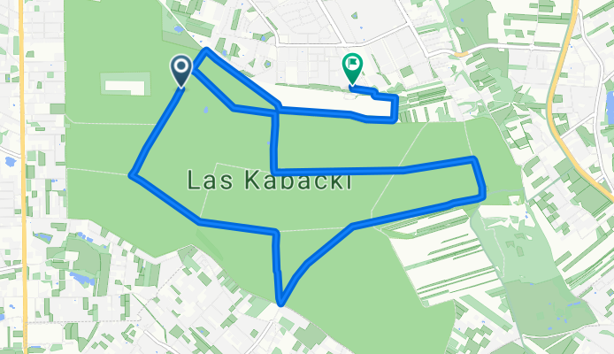 Leśna to Kabacki Dukt