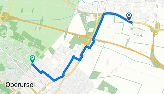 Zeppelinstraße to Rossertstraße