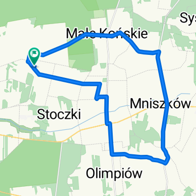 Błogie Szlacheckie, Mniszków do Błogie Szlacheckie, Mniszków