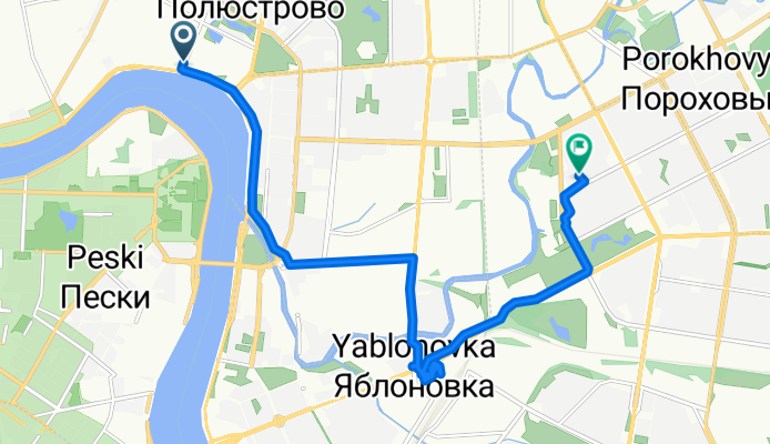 Феодосийская улица, Санкт-Петербург до улица Передовиков, Санкт-Петербург