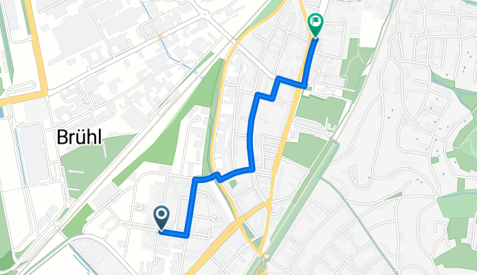 Neunlindenstraße do Kirchhofweg