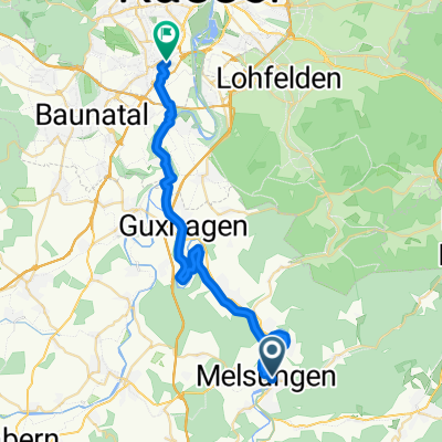 Melsungen nach Kassel Hotel Gude