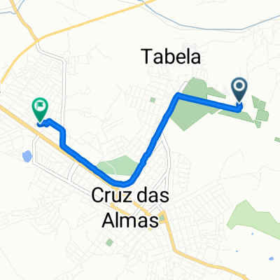 De Estrada para A Escola de Agronomia a Rua A
