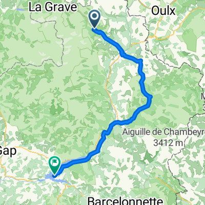 Von Le Monêtier-les-Bains bis Le Sauze-du-Lac