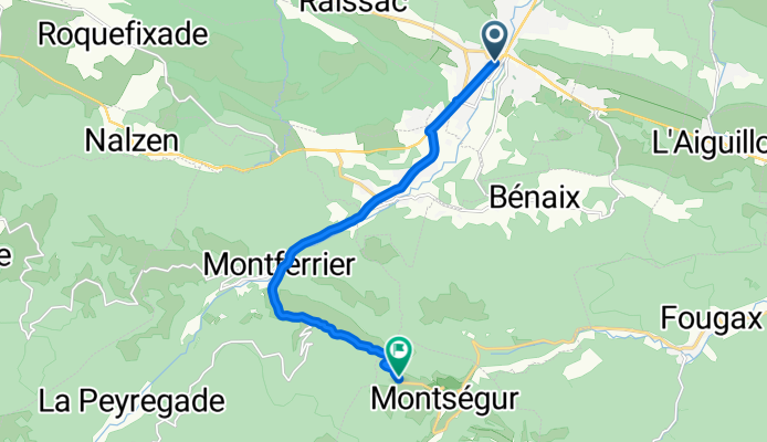 Col de Montségur (por Lavelanet)