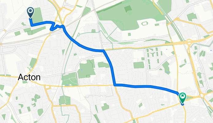 Route in London