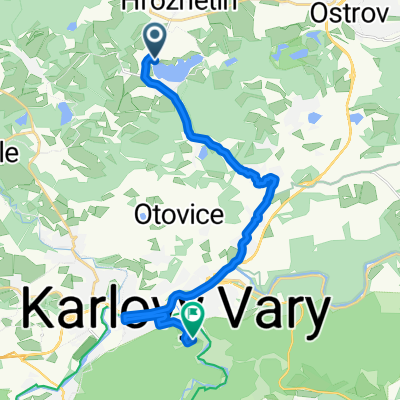 Hroznětín do Zámecký vrch
