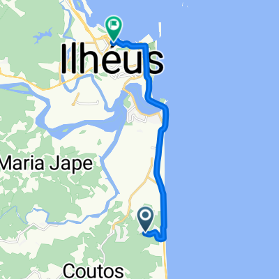Rota para Ladeira da Conceição