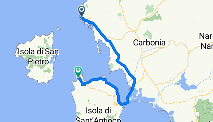 From Portoscuso to Calasetta