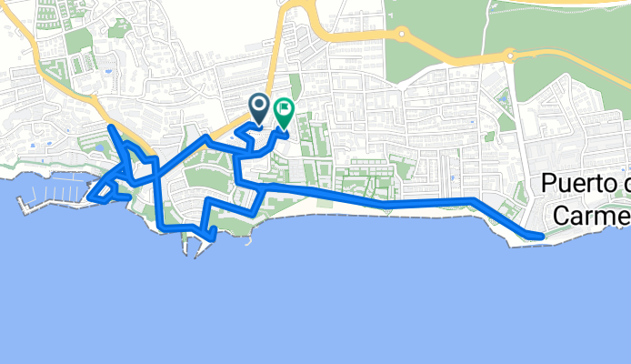 Trasa do Calle Guadarfia, Tías