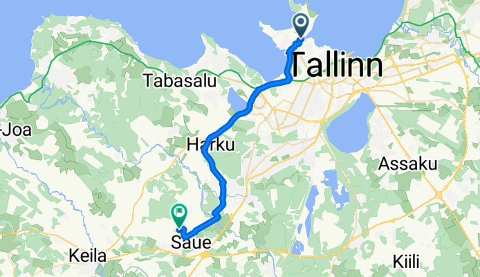 From Tallinn to Saue vald