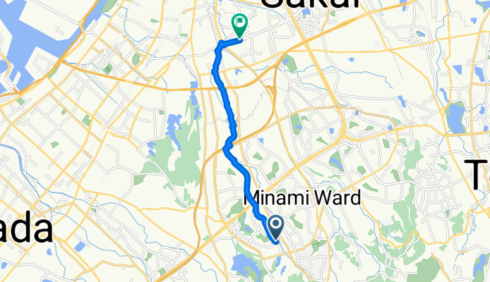 城山台3丁目, 堺市へ八田北町, 堺市