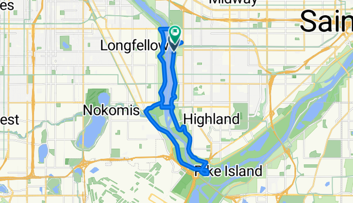 Mississippi River Boulevard to Mississippi River Boulevard