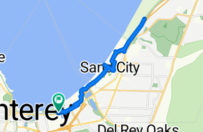 Monterey Peninsula Recreational Trail, Monterey to Monterey Peninsula Recreational Trail, Monterey