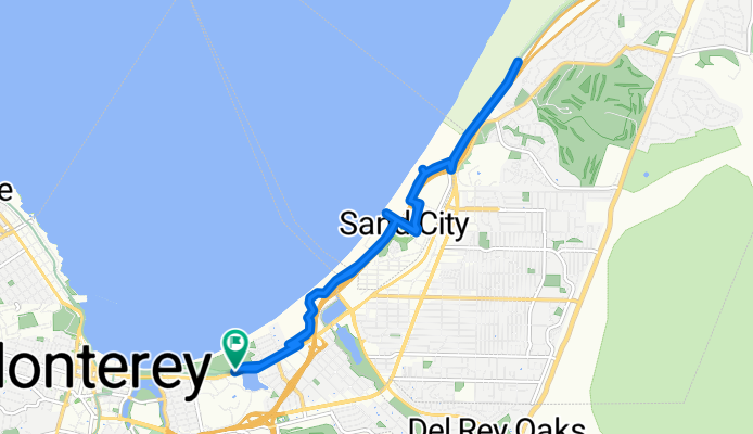 Monterey Peninsula Recreational Trail, Monterey to Monterey Peninsula Recreational Trail, Monterey