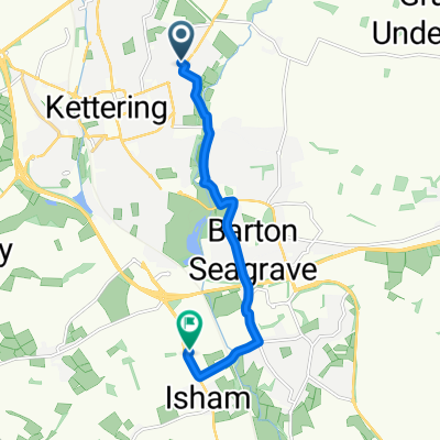 Summer Crescent, Kettering to Pytchley, Kettering