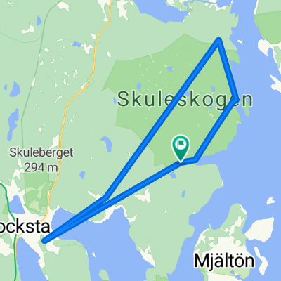 Skuleskogen: Entré Syd – kuststigen via Tärnättholmarna – Entré Nord – retur via väg till Entré Syd