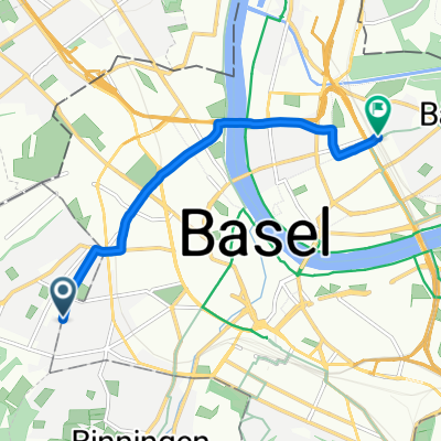 Steinbühlweg, Allschwil nach Im Surinam, Basel