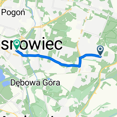 Józefa Ignacego Kraszewskiego do Modrzejowska