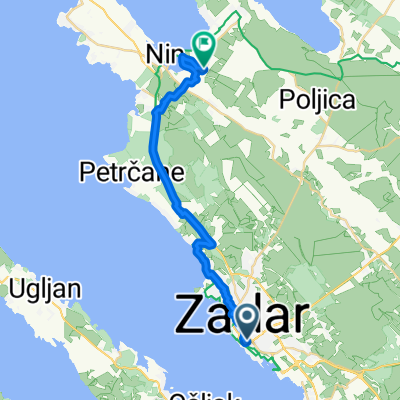 Zadar aut.áll. &gt;&gt; Grbe, szállás