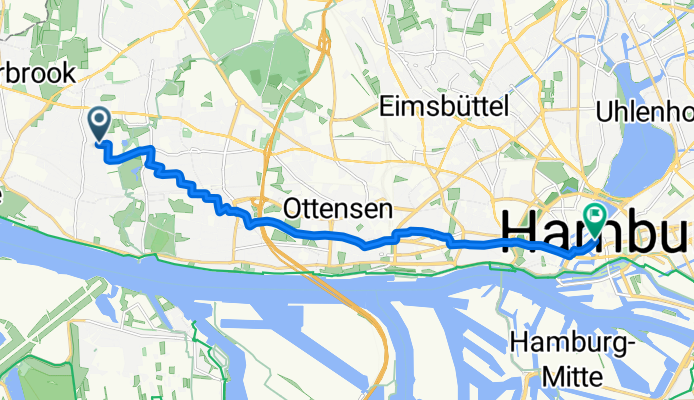 Tönninger Weg, Hamburg nach Hermannstraße, Hamburg