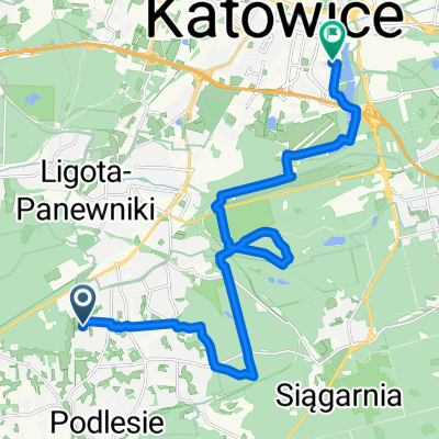 Orla, Katowice do I Paderewskiego, Katowice