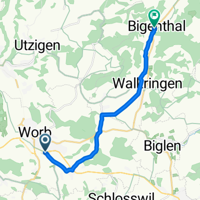 Richigenstrasse, Worb nach Küebiweg, Bigenthal