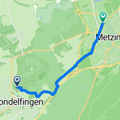 Fohwasenweg nach Friedrich-Münzinger-Straße