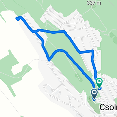 Vasút utca, Csolnok - Tavasz utca, Csolnok