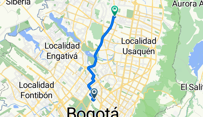 De Calle 67b # 57B-16 a Carrera # 152B-50