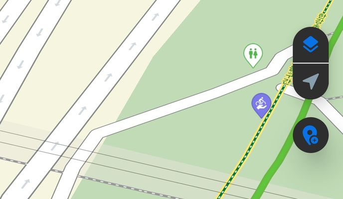 Foto 1 de la ruta de Bikemap "Ph0]에서 경로당산동6가 227-1"