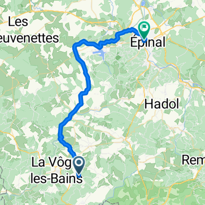 Les Quennechelles Bis nach Place du Général de Gaulle