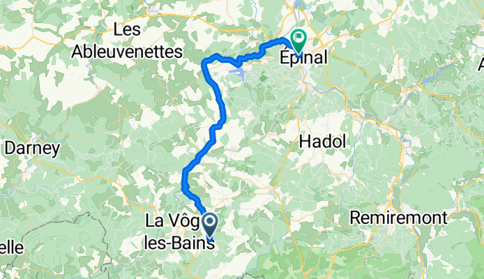 Les Quennechelles Bis nach Place du Général de Gaulle