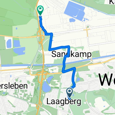 Schlesierweg, Wolfsburg nach Wolfsburg