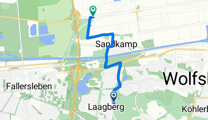 Schlesierweg, Wolfsburg nach Nordstraße, Wolfsburg