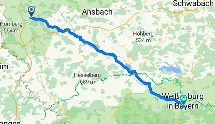 Schillingsfürst - Weißenburg in Bayern