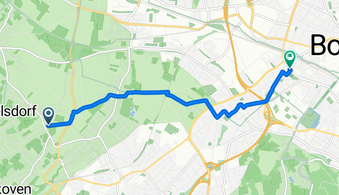 Staffelsgasse, Alfter nach Endenicher Straße, Bonn