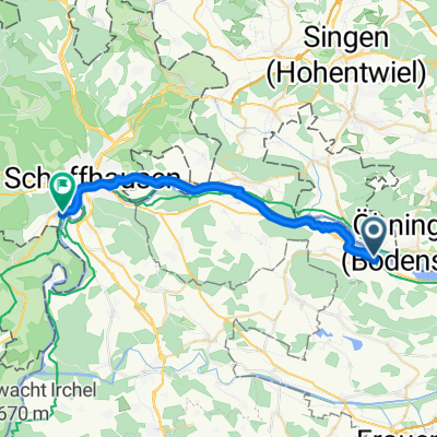 Flurweg nach Rheinfallquai
