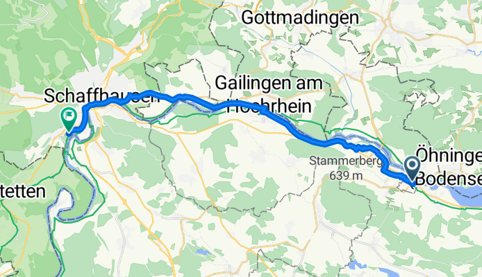 Flurweg nach Rheinfallquai