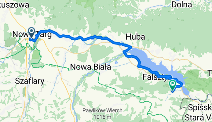 al Tysiąclecia, Nowy Targ až 3 Maja, Niedzica