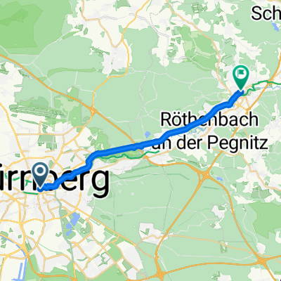 Von Nürnberg bis Lauf an der Pegnitz