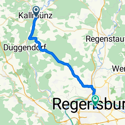 Von Kallmünz bis Regensburg