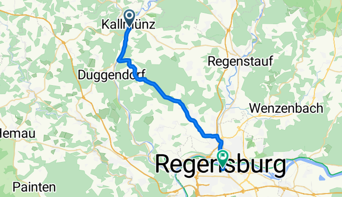 Von Kallmünz bis Regensburg