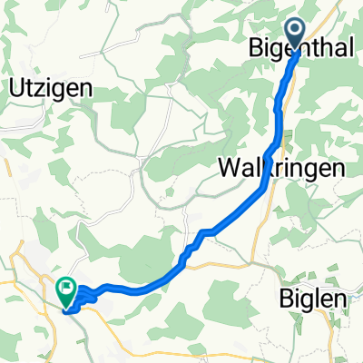 Küebiweg, Bigenthal nach Richigenstrasse, Worb